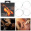 4 Stück Viola-Saiten-Set E A D G für 14" 16" Viola Silbermetall 13