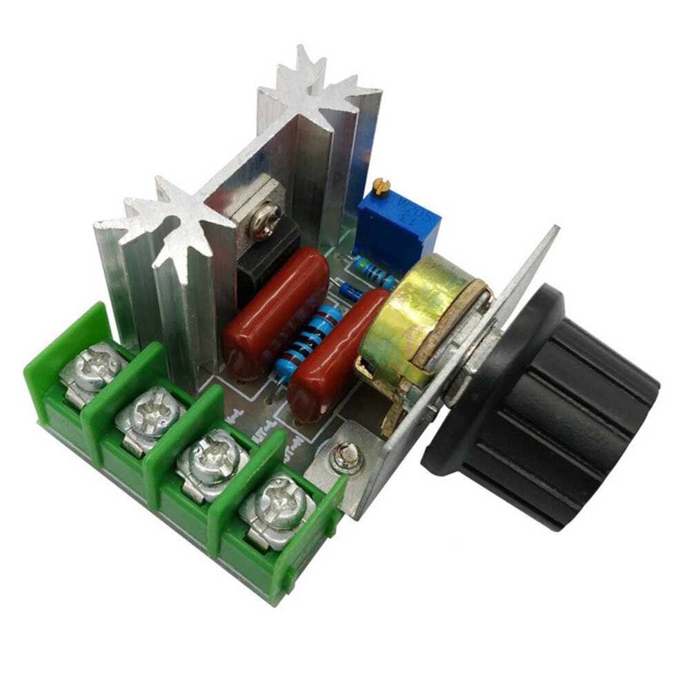 2000W Pwm Alternating Current Motor Speed Control Module Dimmer Governor50-220V Adjustable Voltage Adjuster 7891323376360