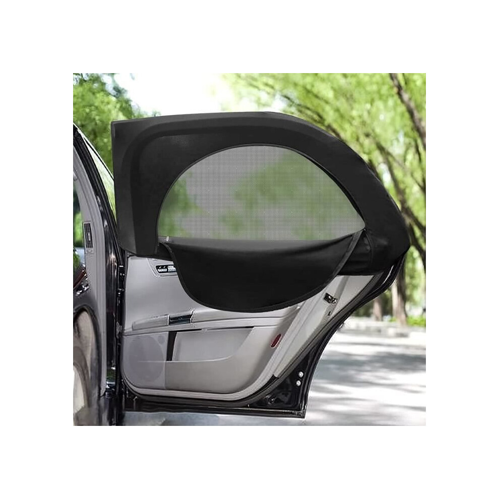 Sonnenschutz fürs Auto, 2 Paar Sonnenschutzsocken fürs Auto, UV-Blockierung, Sonnenschutz vorne und hinten, Sonnenschutz