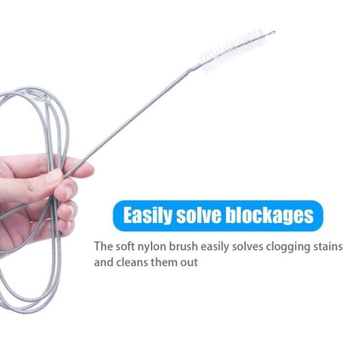 5er Set flexible Edelstahl-Reinigungsbürsten, 150 cm 2