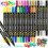 Acrylfarbenmarker, 24 Farben, Doppelspitze, Pinsel, Acrylfarbenmarker, Permanente Kunstfarbe 1