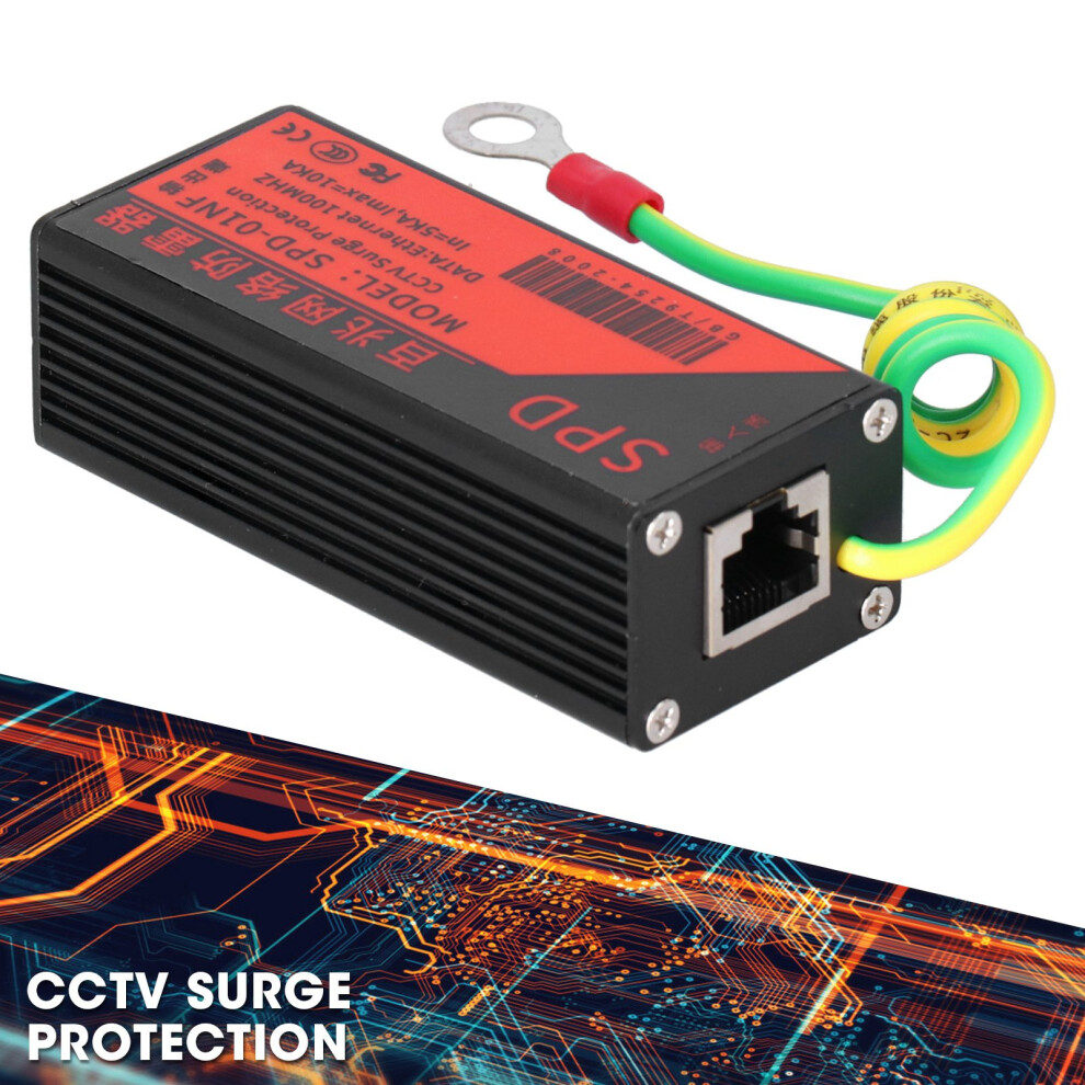 Cctv Surge Protection Antithunder Device Network Arrester Protector Rj45 Thunder Preventer 8481323378694