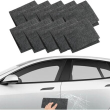 Nano Sparkle Cloth, Nano Sparkle Cloth für Autokratzer, Mehrzweck-Nano Sparkle-Autolack-Restaurierungstuch, Reinigungstuch, 4 x 8 Zoll