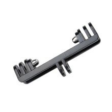 Dual Flash Bracket Adapter Twin Mount Adapter Replacement for GoPro HERO4 HERO3+