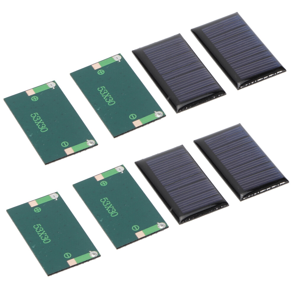 8Pcs 30Ma 5V Mini Solar Cells Panels Diy Solar Epoxy Plate Electric Toy Materials Photovoltaic Cells Charger 9341323379109