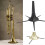 Trumpet Bracket Foldable Stand Orchestral Instruments Portable Support Holder 5 Legs 5