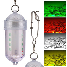 Wasserfeste Unterwasserangeln-LED-Lampe 12 LEDs, Reichweite 10 m, 13 cm, Grün