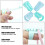 4Pcs Knitting Thimble Tool Plastic Finger Guides Sweater Wool Yarn Sewing Accessories 5