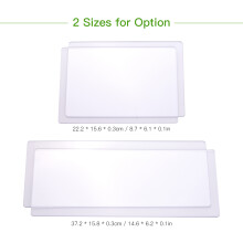 2pcs Transparent Cutting Pad Accessory  PC Material Plate 3mm Thickness Replacement Pad for Die Cutting & Embossing Machine Arts & Crafts S