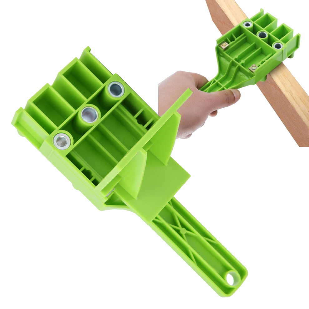 Woodworking Straight Hole Punch Locator Diy Carpentry Drilling Doweling Guide Hand Toolsgreen 8101323389659
