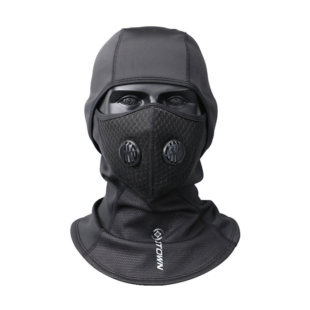 Balaclava Cycle Cap Thermal Face Cover With Breathing Valve In Winter For Skiing Snowboarding Motorcycling For Men Women 7891323390557