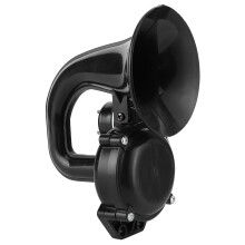 Universal Schneckenhorn Schwarz 12/24V 120dB Luft-Tröte für Fahrzeuge