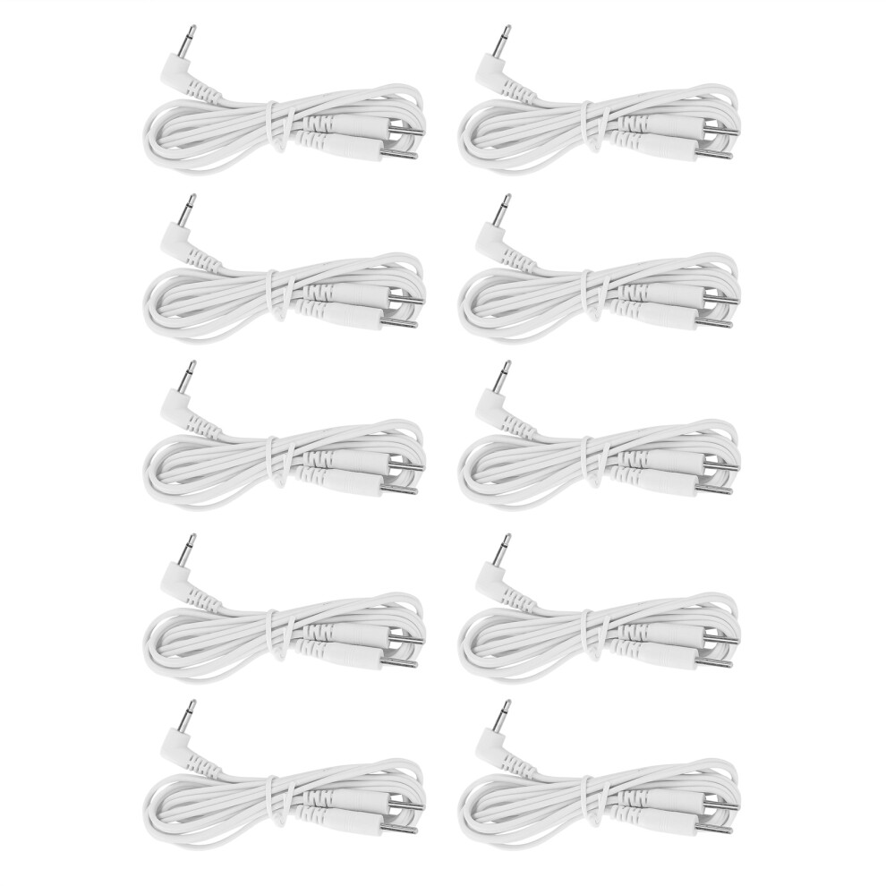 10Pcs / Bag Dc 2.5Mm 1.2M 2ÂInâ1 Pin Type Electrode Lead Wires Cable For Tens Unit Physiotherapy Machine 4971323392652