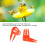 250PCS Plastic Opening Bee Queens Cage Protective Cell Cover Beekeeping Tool Supplies 4