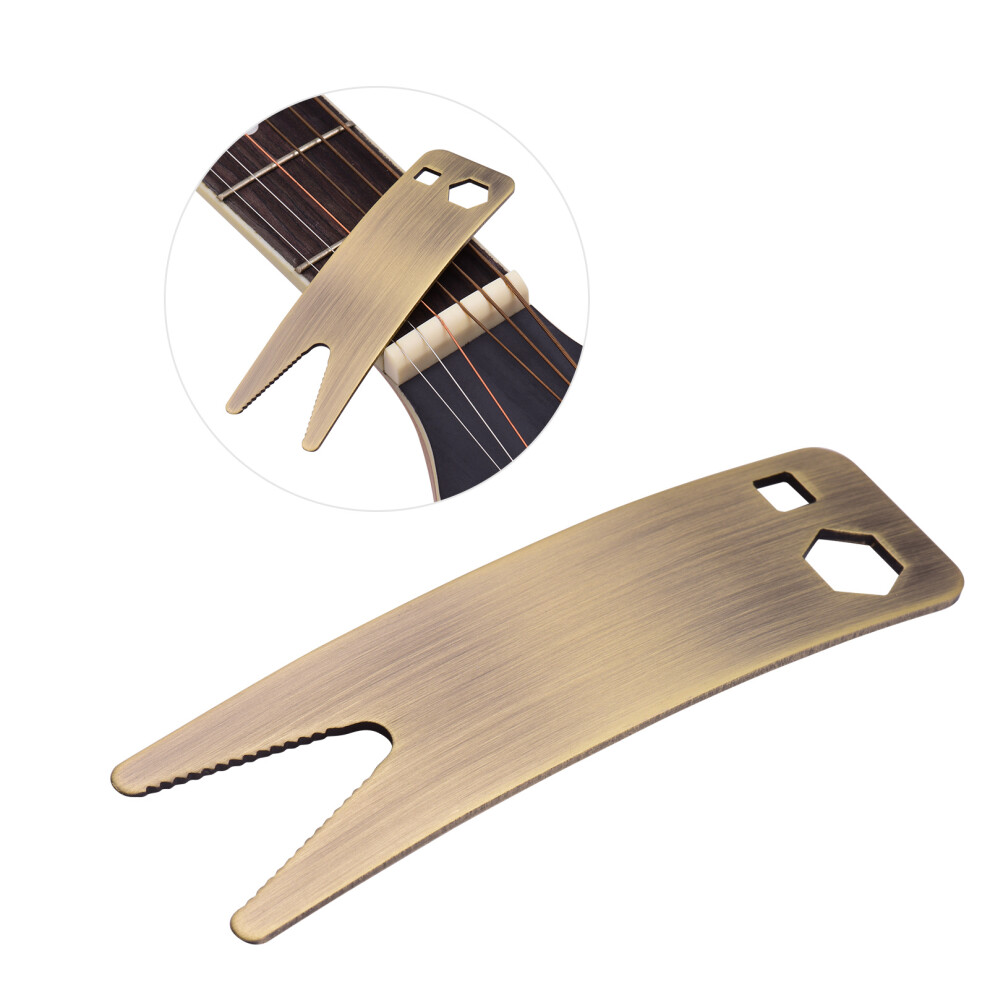 Multifunctional Guitar Spanner Wrench Guitar Maintenance Tool With 1 Square Hole 1 Hexagonal Hole 9411323395321