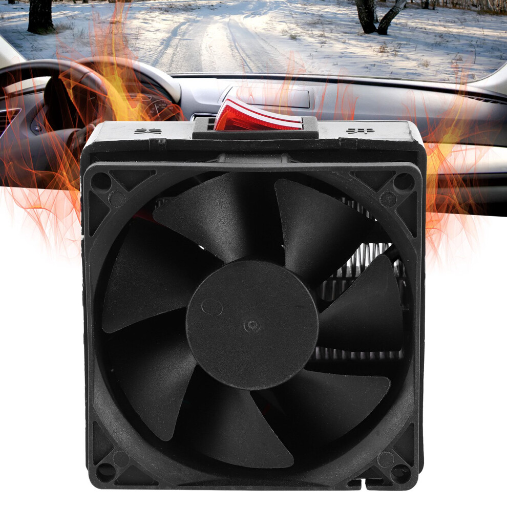 Car Heating Heater Auto Defroster Defogger Demister Air Warmer 12V 260W Black 7641323395416