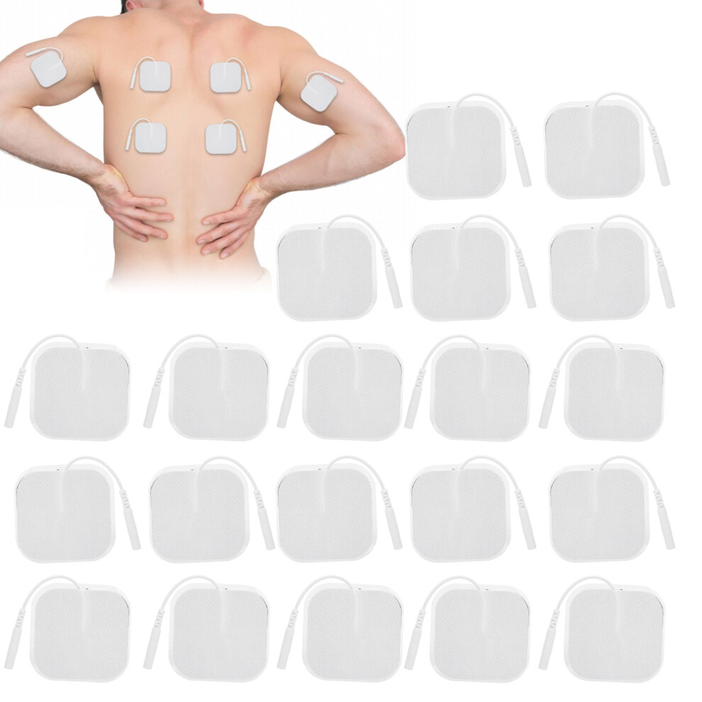20pcs / bag 5x 5cm Tens Electrode Pads for TENS Massager Physiotherapy Machine