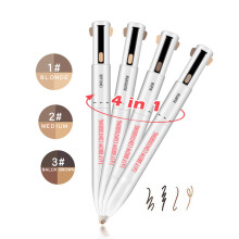 4-in-1 wasserdichte Augenbrauenkonturen-Stift, natürlicher Look, 14,5 cm