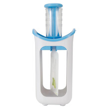 Squeeze Station Press & Store System Portable Children Fruit Puree Squeezer Food Pouches for Home Kitchen(Blue )