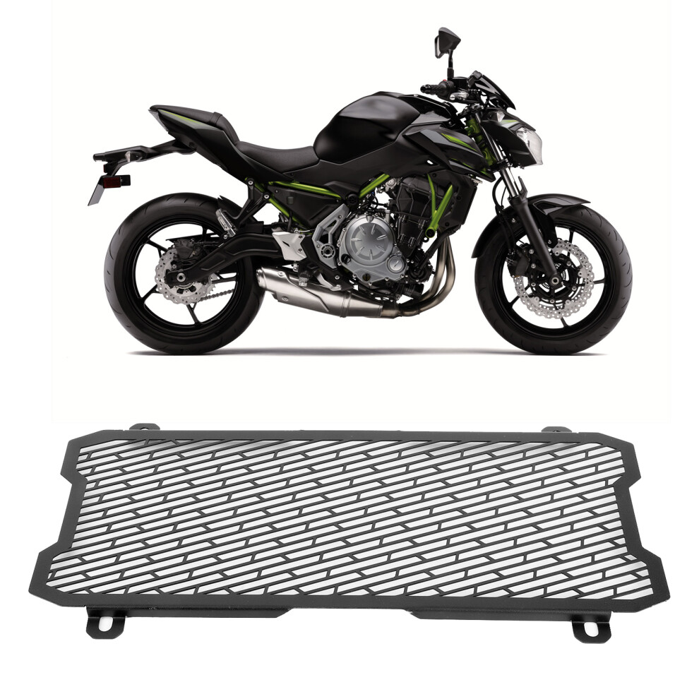 Motorcycle Radiator Grille Grill Guard Front Protector Fit For Kawasaki Z650 2017Â2019Black 8131323396654