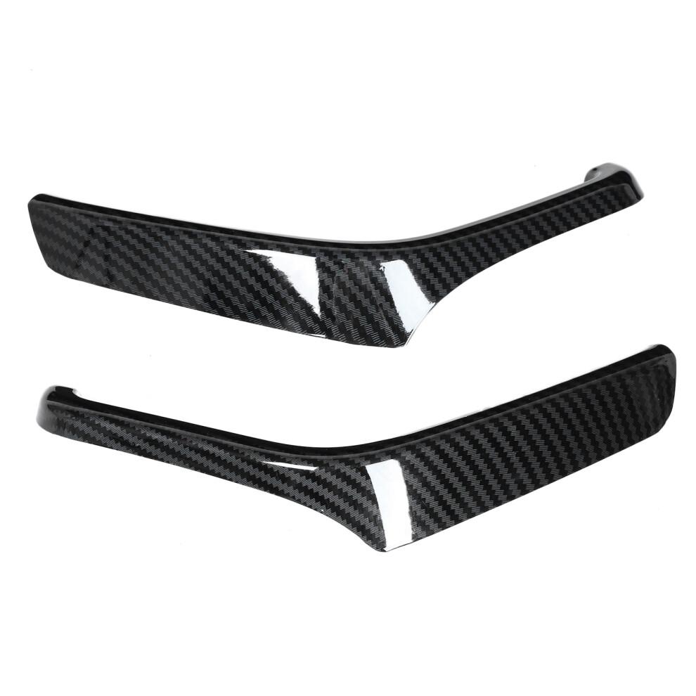 Dashboard Side Instrument Box Trim Carbon Fiber Fit For Ford F150 2015‑2020 Grain 8771323398243