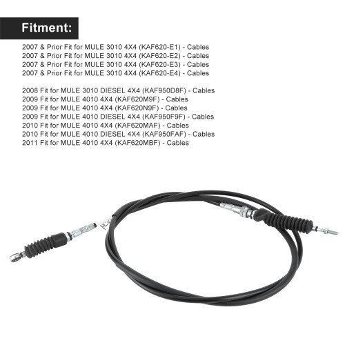 101in Low Shift Cable 54010-1124 Replace Accessory Fit for Kawasaki MULE 3010 4010 2