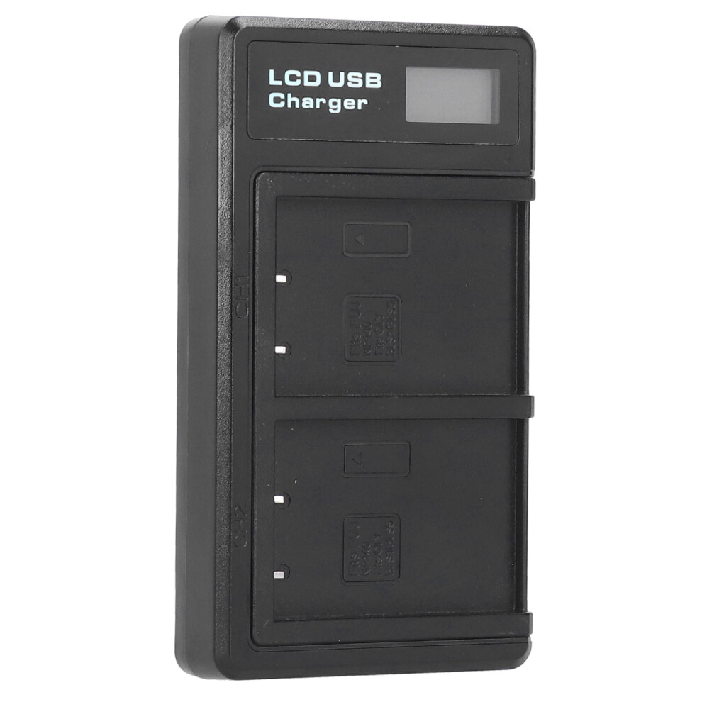 Portable Camera Battery Charger For Bls5 Usb Camera Dual Charger With Lcd Display 9381323400250