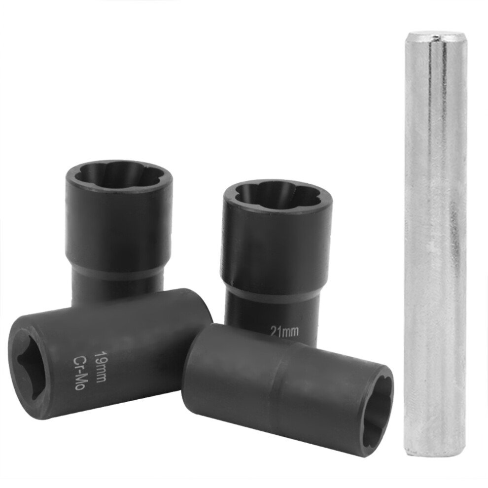 Nut Extractor Socket Set Broken Damaged Bolt Remover Sleeve Removal Hand Tool 8161323403106
