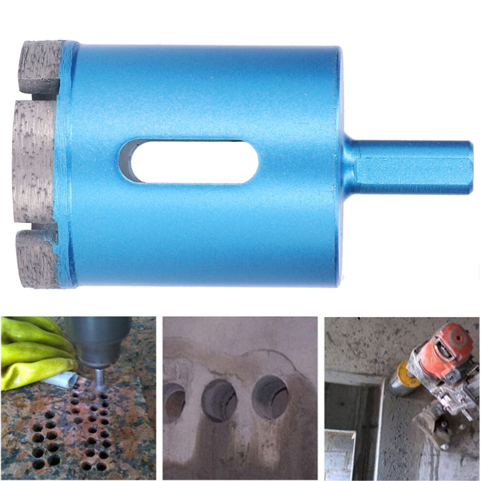 Diamond Drill Bit Hole Saw Electric Hand Drill Cutter For Marble Concrete Artificial Stone45mm/1.8In 9371323403665