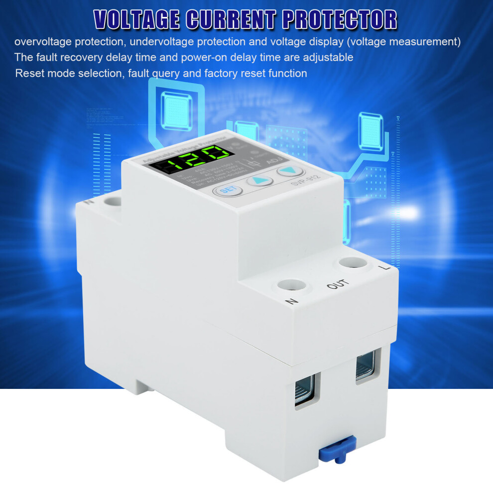 Svp912 120Vac Adjustable Selfrecovery Under Voltage Automatic Reset Protection Switch(40A ) 4631323403504