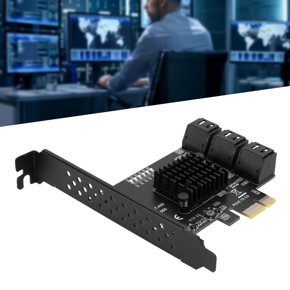 Expansion Card Pcie To 6Port Sata3.0 Hard Disk 6G Asm1166 Master Gen3 1 X Interface 4941323403467