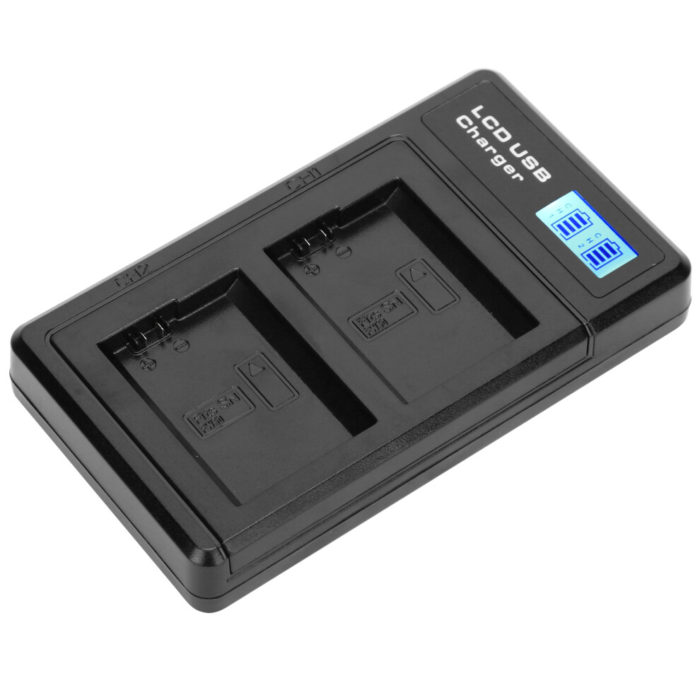 Lcd Display Screen Lithium Battery Double Charge Charger Usb Charging Base For Npfw50 8711323403189