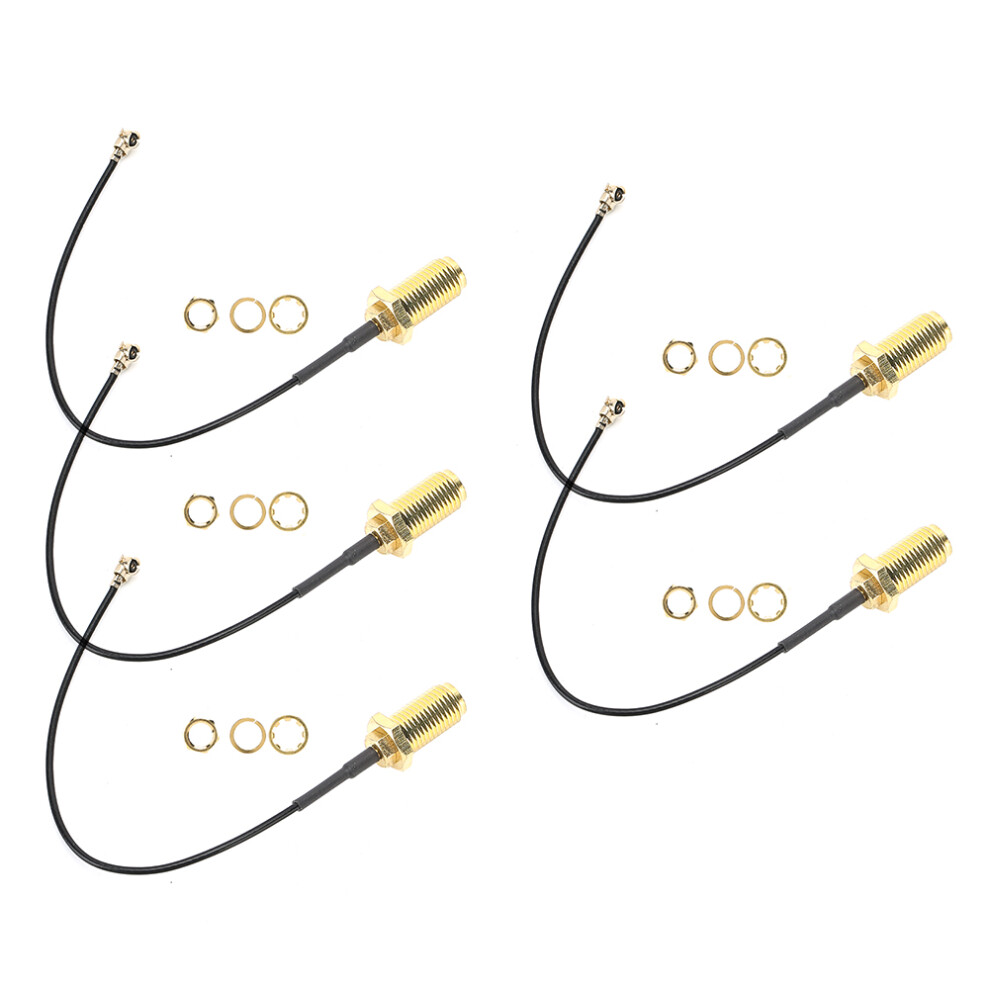 Sma To Ufl U.fl Ipex Ipex Rf Female Adapter Connecting Cable Brass Walkie‑Talkie Antenna(10Cm ) 4971323404737