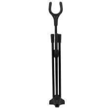 Folding Recurve Bow Stand Holder Archery Straight Bow Stander for Hunting Outdoor SportsBlack