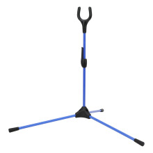 Folding Recurve Bow Stand Holder Archery Straight Bow Stander for Hunting Outdoor SportsBlue