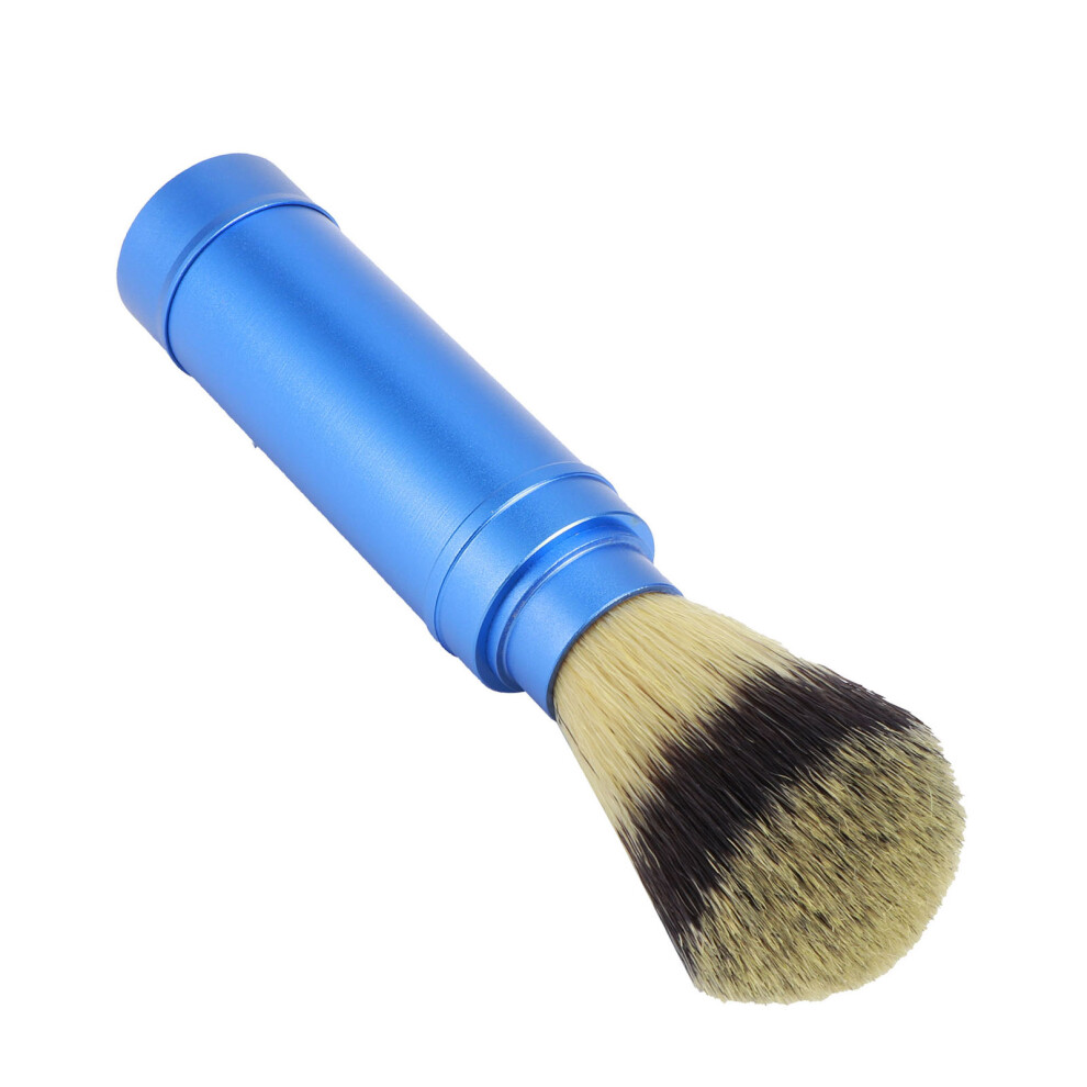 Men Portable Beard Brush Travel Facial Cleaning Foaming Shaving Brush Grooming Tool