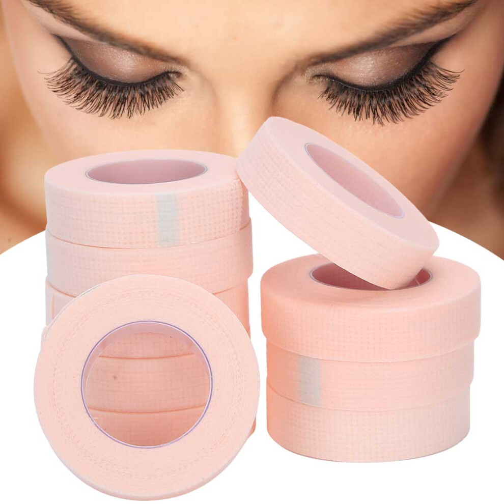 Grafted Eyelash Isolation Tape Breathable Comfortable Sensitive Resistant Eyelash Extension Tape10pcs Pink