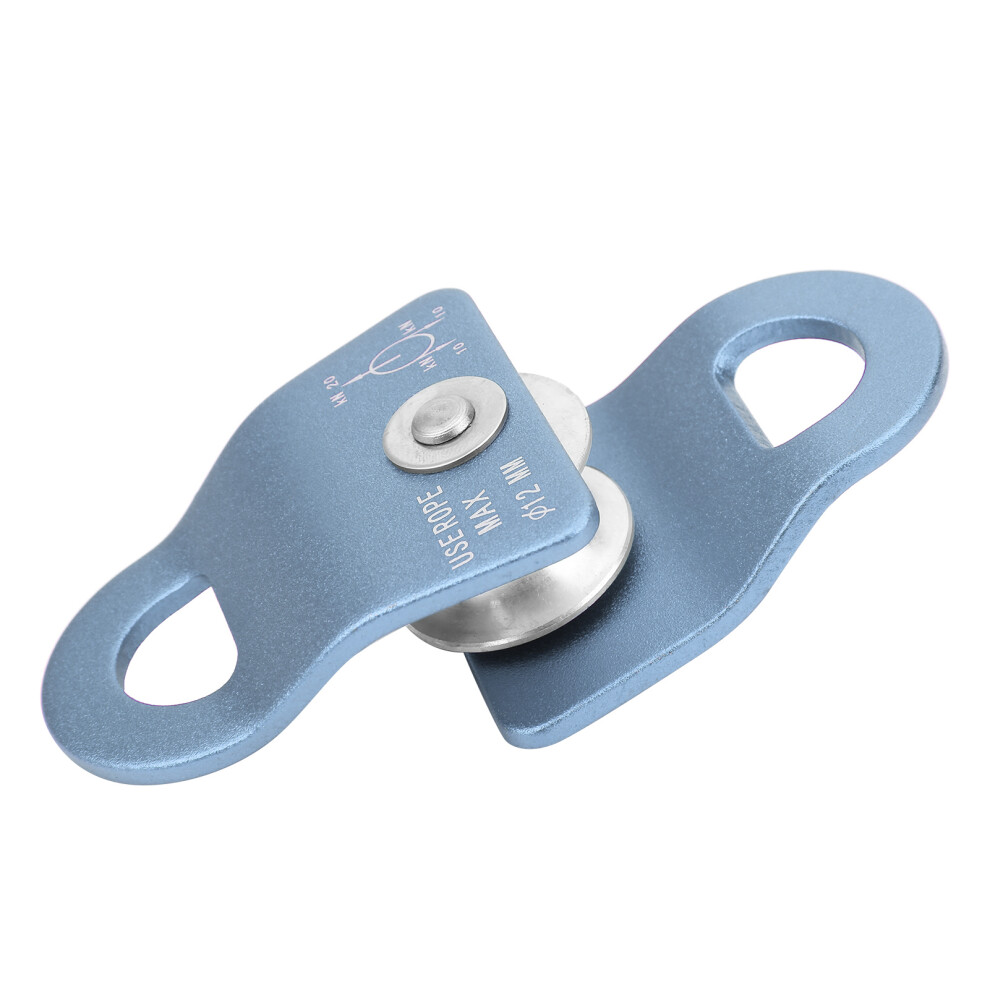 Downhill Side Plate Single Pulley Outdoor Mountaineering Rock Climbing Transport Equipmentblue 9401323409517