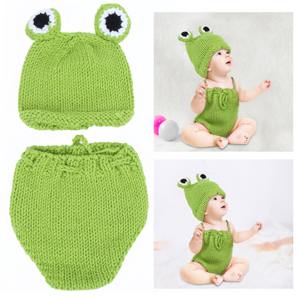 Newborn Baby Hat Pants Photo Photography Prop Hats Outfits For 0Â6 Months Old Babygreen 4961323411132