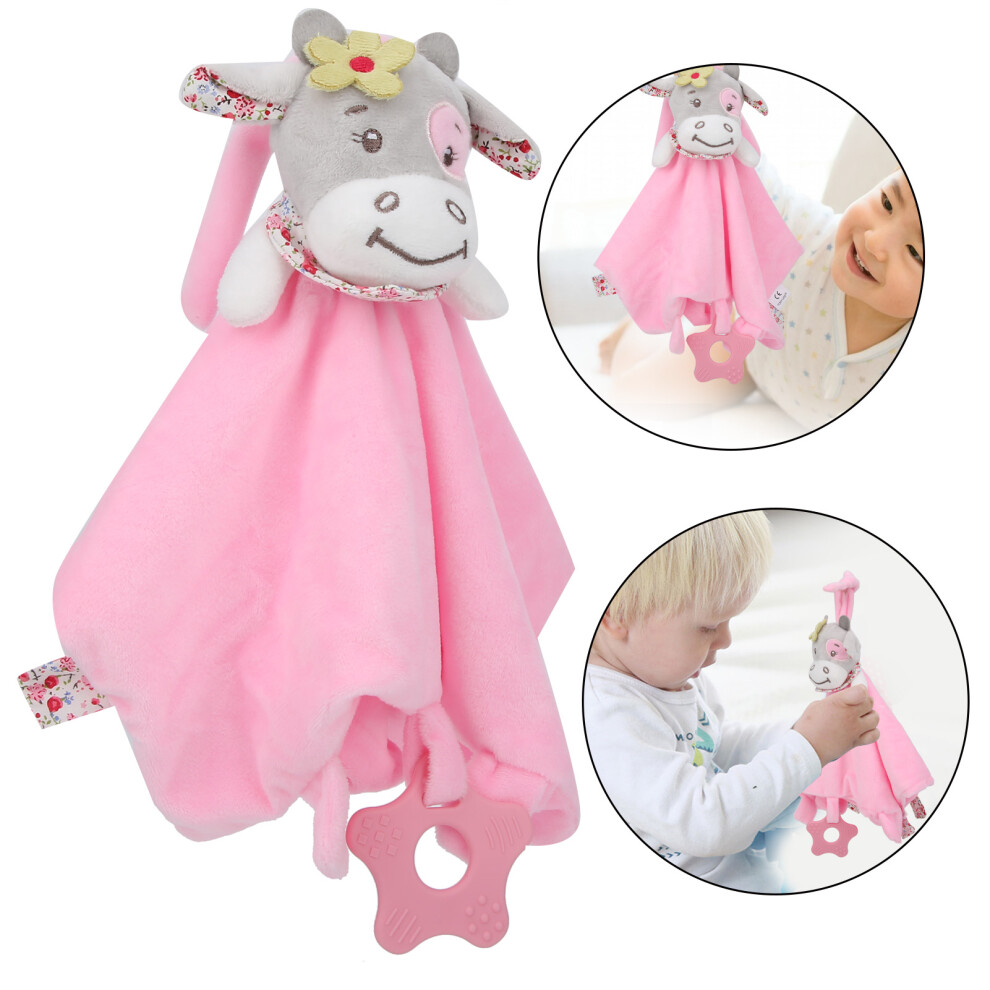 Baby Security Blanket Teether Infant Soothing Blankets Plush Stuffed Animal Comforter Toys#4 #1
