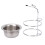 Metallschleifständer-Set mit Bürstenhalter, 8,8 cm Seifenschale 1