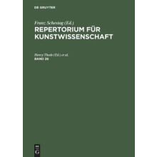 Repertorium für Kunstwissenschaft. Band 26