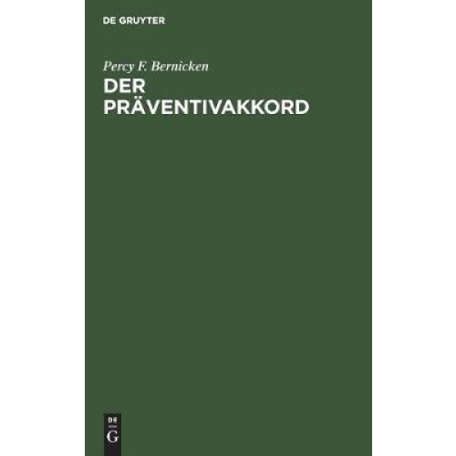 Der Präventivakkord