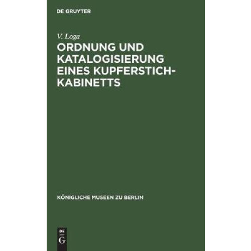 Ordnung und Katalogisierung eines Kupferstich-Kabinetts