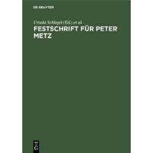 Festschrift für Peter Metz