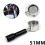 51MM Coffee Bottomless Portafilter for Delonghi EC680/EC685 Filter Replacement Filter Basket Coffee 1