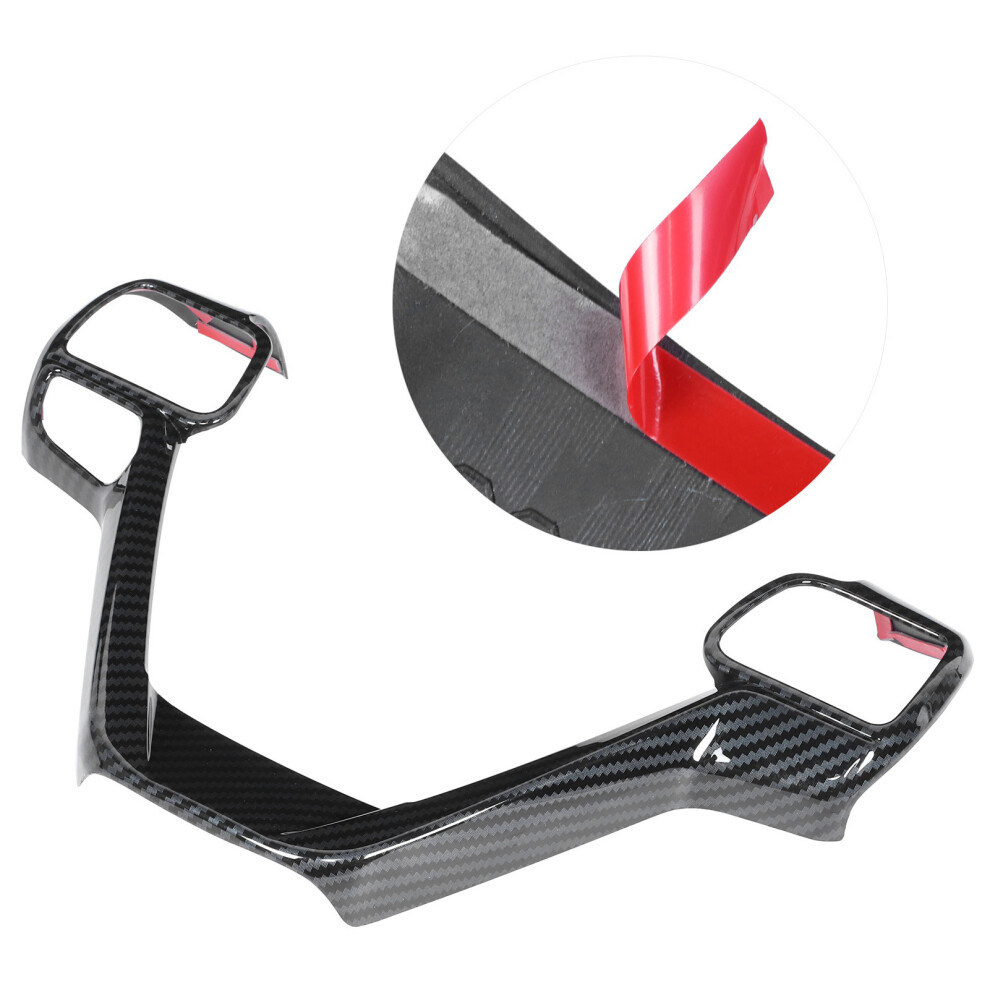 Steering Wheel Panel Cover Bezel Trim Insert Decor Carbon Fiber Style Fit For Sienna 2015-2020 9491323419296
