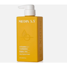 Medix 5.5 Vitamin C + Turmeric Firming & Brightening Cream, 444 ml – Brightens, Firms, Hydrates Skin