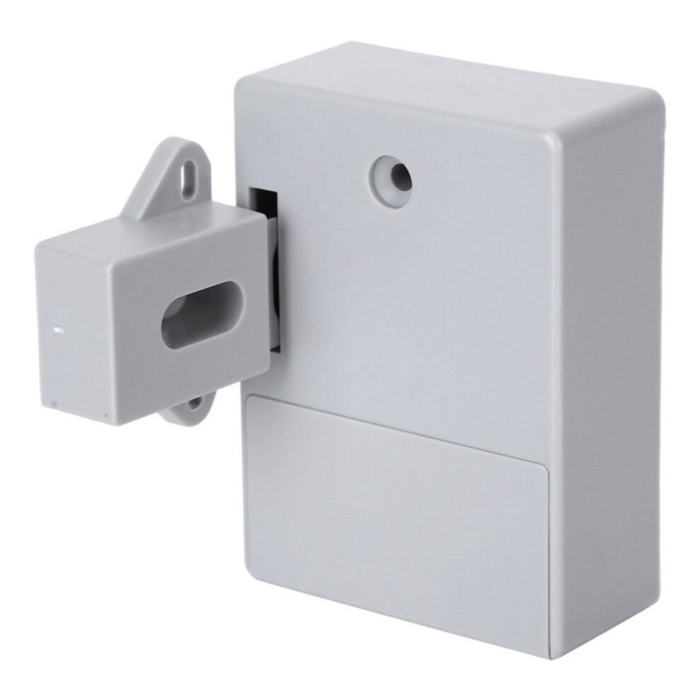 125Khz Smart Cabinet Lock Electronic Rfid Card Opening No Drill For Wardrobe Sauna Lockergray 9491323419388