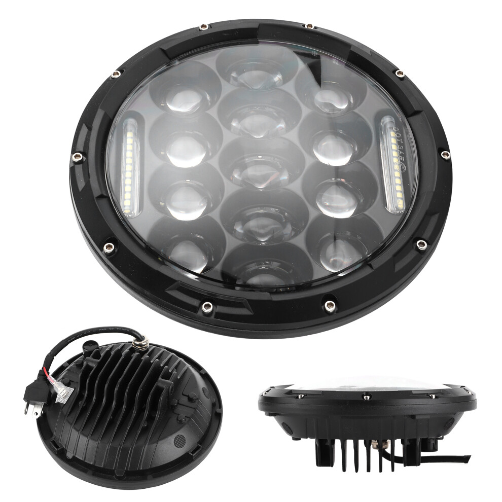 7In 75W Led Headlight 6500K High Birhgtness Efficient Headlamp Fit For Jeep Wrangler 8741323418838